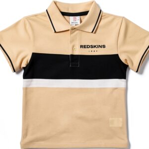 REDSKINS Polo Bambini Cottone Primavera Estate Beige-0